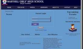 
							         Maryhill Girls' High School.								  
							    