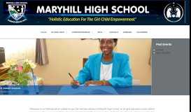 
							         Maryhill High School Mbarara - Home								  
							    