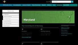 
							         Maryland Board of Nursing | NCSBN								  
							    