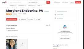 
							         Maryland Endocrine, PA - Doctors - 10710 Charter Dr, Columbia, MD ...								  
							    