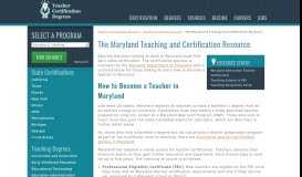 
							         Maryland Teacher Certification and Licensing Guide 2019								  
							    
