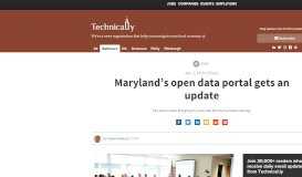 
							         Maryland's open data portal gets an update - Technical.ly Baltimore								  
							    