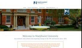 
							         Marylhurst University | An Academic and Cultural Hub								  
							    