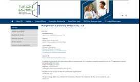 
							         Marymount California University - Tuition Exchange								  
							    