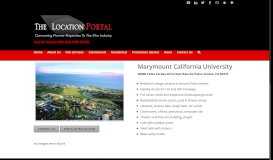 
							         Marymount College - The Location Portal								  
							    