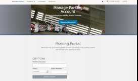 
							         Marymount University - Parking Portal								  
							    