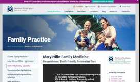 
							         Marysville Family Medicine with Western Washington Medical Group								  
							    
