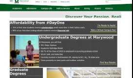 
							         Marywood University: Home								  
							    