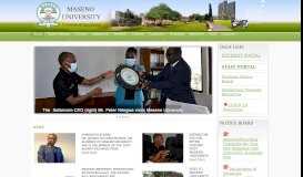 
							         Maseno University| Fountain of Excellence								  
							    
