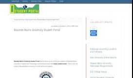 
							         Masinde Muliro University Student Portal (portal.mmust.ac.ke)								  
							    
