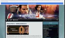
							         Mass Effect 2 - Downloadinhalte | MassEffect-Game.de								  
							    