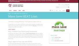 
							         Mass Save HEAT Loan - Harvard University Employees Credit Union								  
							    