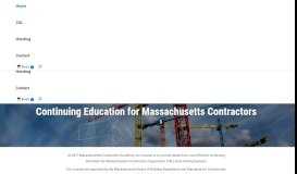 
							         Massachusetts Contractors Academy								  
							    