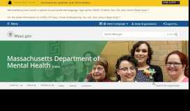 
							         Massachusetts Department of Mental Health | Mass.gov								  
							    