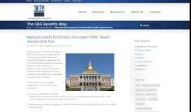 
							         Massachusetts Employers Face New EMAC Health Assessment Fee ...								  
							    