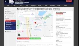 
							         Massachusetts Office of Emergency Medical Services - nremt								  
							    