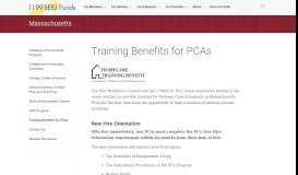 
							         Massachusetts: Training Benefits for PCAs | 1199SEIU Funds								  
							    