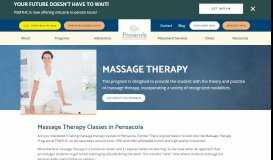 
							         Massage Therapy School | Pensacola School of Massage Therapy								  
							    