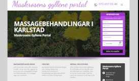 
							         Massagebehandlingar i Karlstad - Maskrosens Gyllene Portal								  
							    