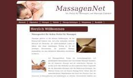 
							         MassagenNet - Ihr Portal für Massagen und Massage Zubehör								  
							    