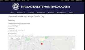 
							         Massasoit Community College Transfer Day | Massachusetts Maritime ...								  
							    
