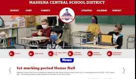 
							         Massena Central School District								  
							    