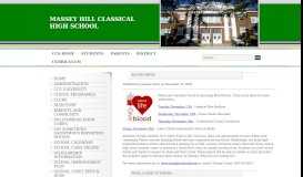 
							         Massey Hill Classical High School								  
							    