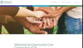 
							         MassHealth Welcome — Community Care Cooperative								  
							    