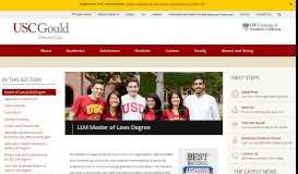 
							         Master of Laws (LLM) Degree | USC Gould School of Law								  
							    
