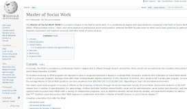 
							         Master of Social Work - Wikipedia								  
							    