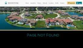 
							         Master-Planned Community in Fort Bend County - Riverstone								  
							    