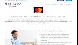 
							         Masterpass is a digital wallet service by Mastercard - PayGate								  
							    