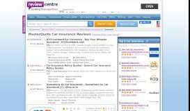 
							         MasterQuote Car Insurance Reviews at Review Centre								  
							    