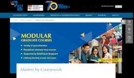 
							         Master's by Coursework | National Institute of Education (NIE ...								  
							    