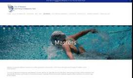 
							         Masters — Newport - City of Newport Swimming Club								  
							    
