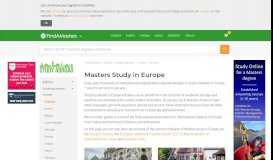 
							         Masters Study in Europe - Guides for Postgraduate Students ...								  
							    