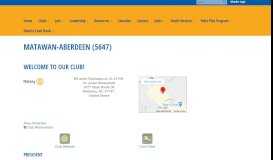
							         Matawan-Aberdeen (5647) | Rotary District 7505								  
							    