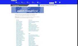 
							         Match International - Match - Find Singles with Match's Online ...								  
							    