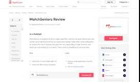 
							         MatchSeniors Dating Review | Top10.com								  
							    