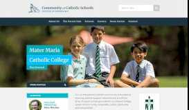 
							         Mater Maria Catholic College Warriewood - Community of ...								  
							    