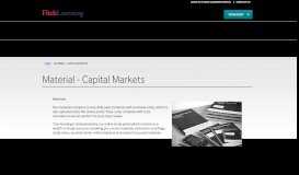 
							         Material - Capital Markets - Fitch Learning								  
							    