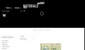 
							         Materials | Umpqua - Umpqua Feather Merchants								  
							    