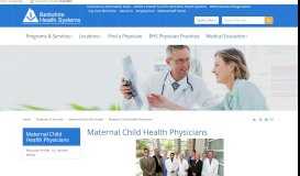 
							         Maternal Child Health Physicians - Berkshire Health Systems								  
							    