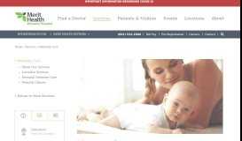 
							         Maternity Care | Merit Health Woman's Hospital | Flowood, MS								  
							    