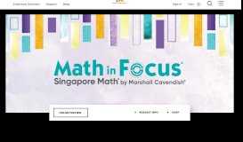 
							         Math in Focus: Singapore Math | K-8 Curriculum ...								  
							    