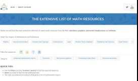 
							         Math Resources – The Extensive List | Blog - MC2 Bid4Papers								  
							    