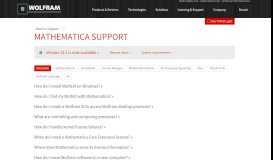 
							         Mathematica - Activation - Support - Wolfram								  
							    
