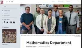 
							         Mathematics Department - Naenae College Yearbook 2015 - Hail								  
							    