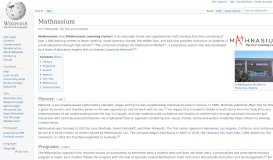 
							         Mathnasium - Wikipedia								  
							    