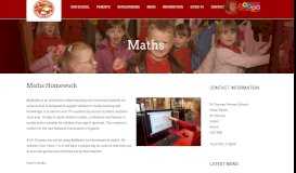 
							         Maths - St Thomas Primary School								  
							    